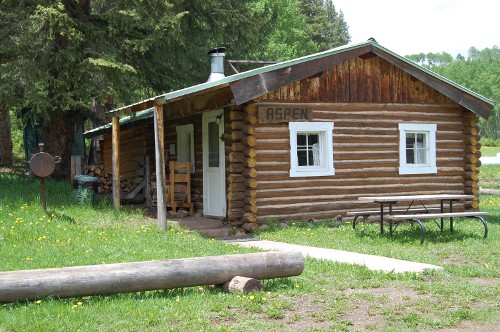 Exterior of Aspen Cabin