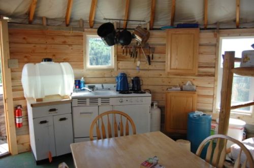 Yurt Kitchen Area