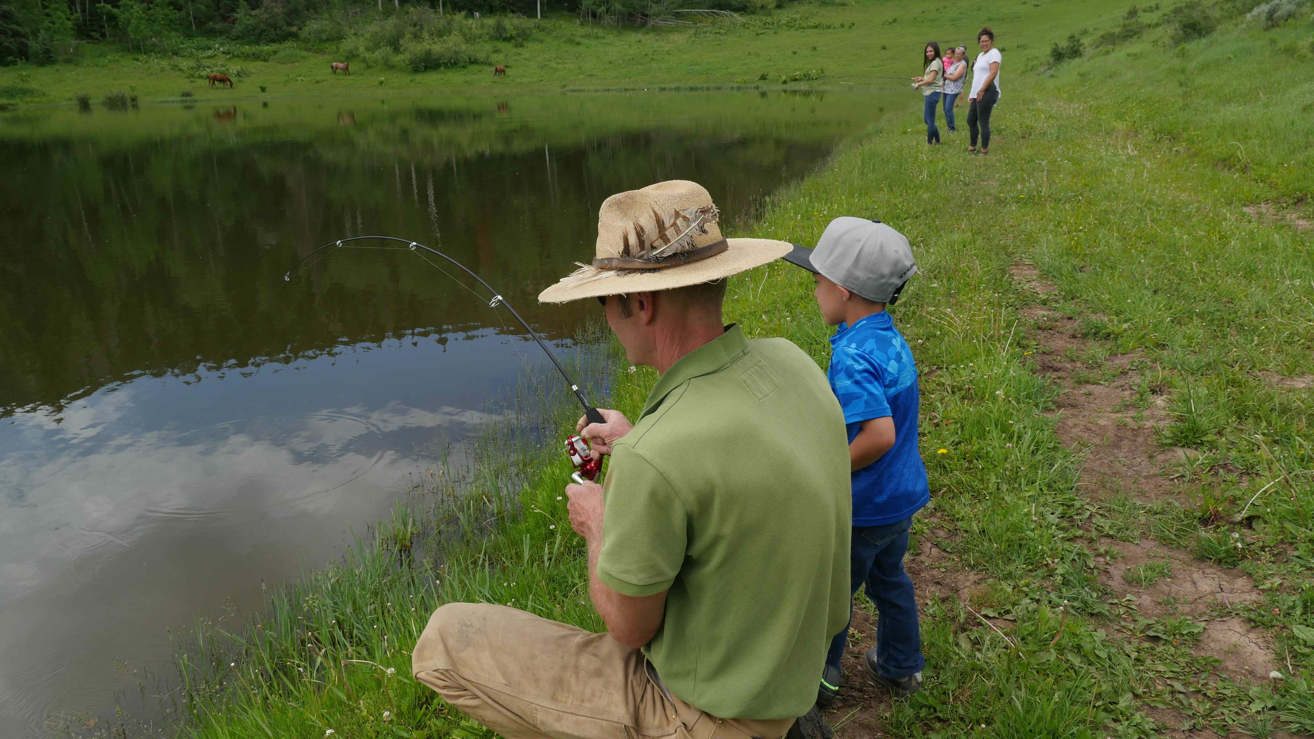 Fishing at Ute Lodge
